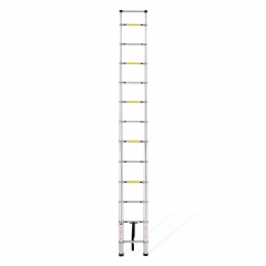 Handy all aluminum telescopic folding ladder