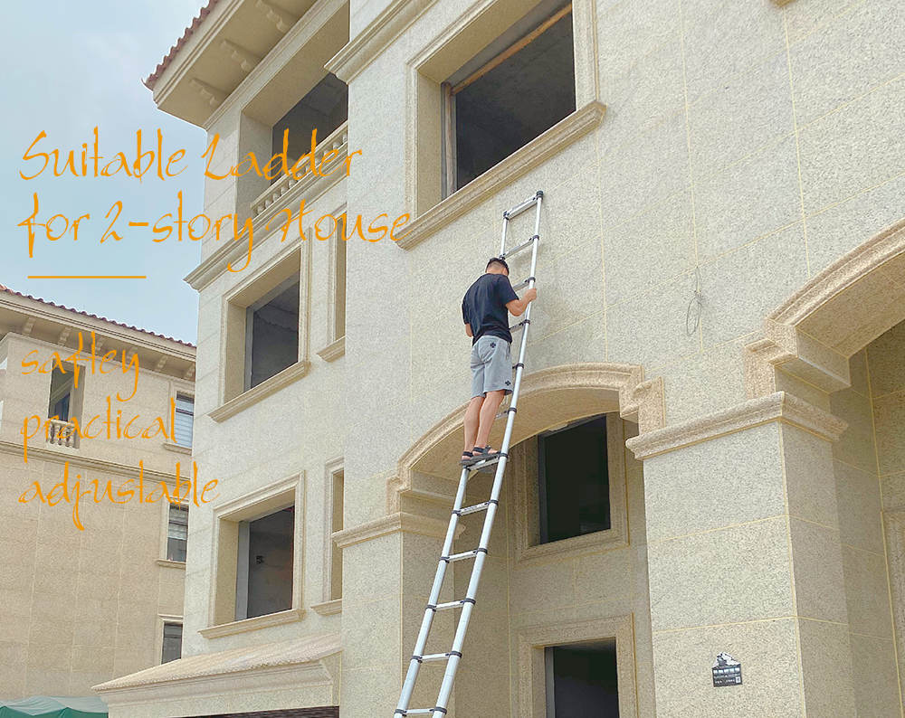 What size ladder do I need for a 2 story house? Direct Ladder