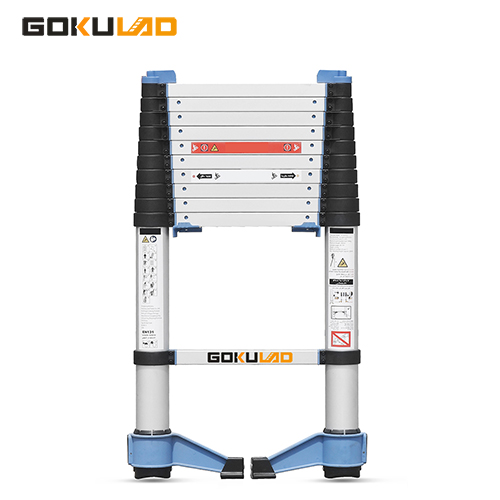 GOKULAD Aluminum Soft Close Ladder 10.5FT