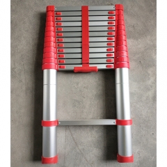 Red Color Aluminum Telescoping Ladder Type