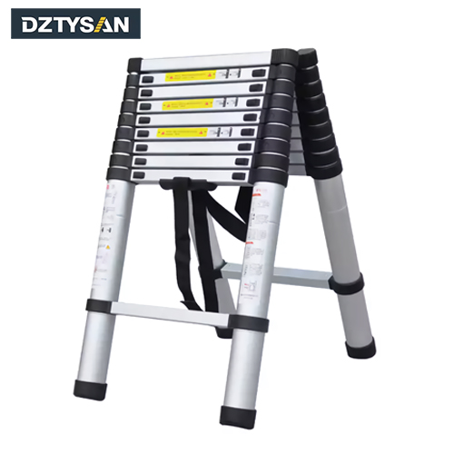 Aluminum Double Side Telescopic Ladder Great for Using in Home