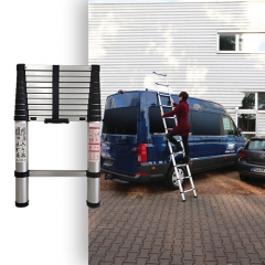 RV One Button Retraction Telescopic Ladder for Roof Tent