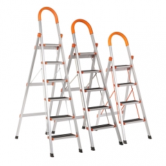 D-type Household Aluminum Foldable Step Ladder