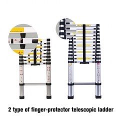 Home Use Anti-pinch Finger Protected Telescopic Ladder