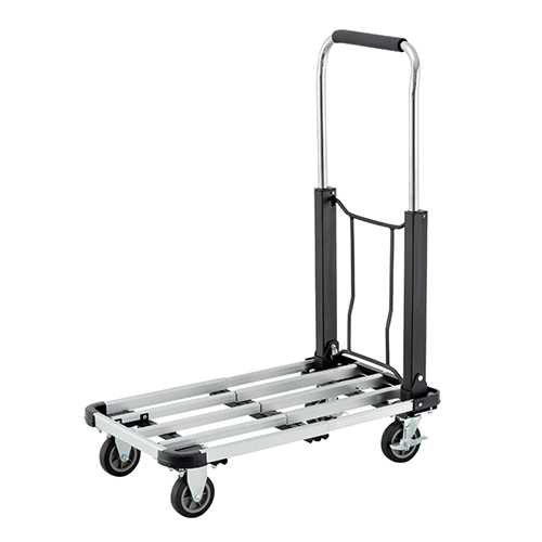 Aluminium Foldable Push Cart Adjustable Platform Trolley 150kg DEYOU