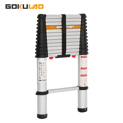 GOKULAD Safest Professional Telescopic Ladder Extension 12 ft